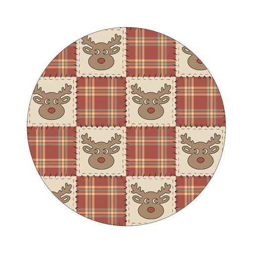 Peelz Rustic Reindeer twiist™ Automated Insulin Delivery System Stickers - Pump Peelz Peelz/Stickers White Smoke