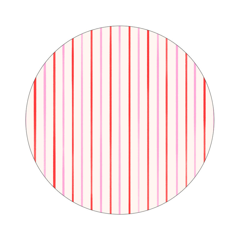 Peelz Peppermint Stripes twiist™ Automated Insulin Delivery System Stickers - Pump Peelz Peelz/Stickers White Smoke
