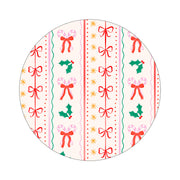 Peelz Holly Jolly Ribbon twiist™ Automated Insulin Delivery System Stickers - Pump Peelz Peelz/Stickers White Smoke