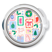 Peelz Holiday Greetings twiist™ Automated Insulin Delivery System Stickers - Pump Peelz Peelz/Stickers White Smoke