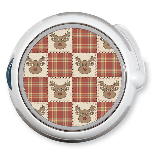 Peelz Rustic Reindeer twiist™ Automated Insulin Delivery System Stickers - Pump Peelz Peelz/Stickers White Smoke
