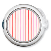 Peelz Peppermint Stripes twiist™ Automated Insulin Delivery System Stickers - Pump Peelz Peelz/Stickers White Smoke