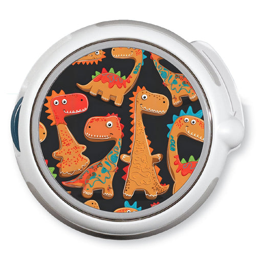 Peelz Jurassic Gingerbread twiist™ Automated Insulin Delivery System Stickers - Pump Peelz Peelz/Stickers White Smoke