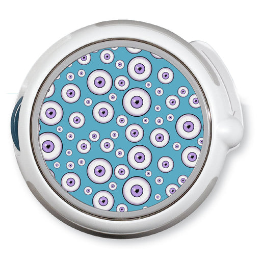 Peelz Eerie Eyes twiist™ Automated Insulin Delivery System Stickers - Pump Peelz Peelz/Stickers White Smoke