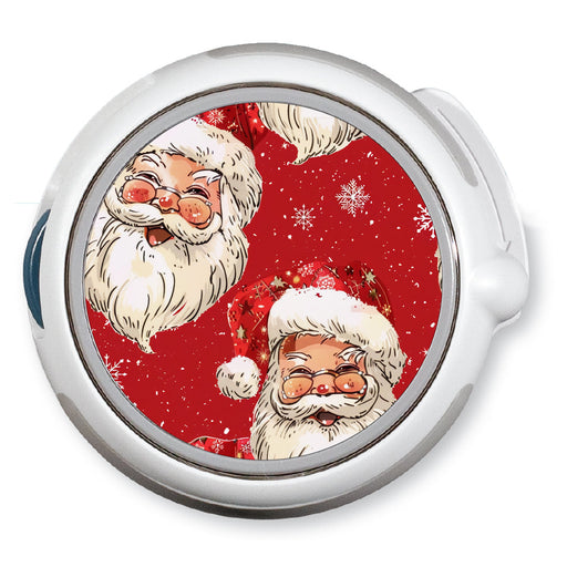 Peelz Jolly Old Saint Nick twiist™ Automated Insulin Delivery System Stickers - Pump Peelz Peelz/Stickers White Smoke