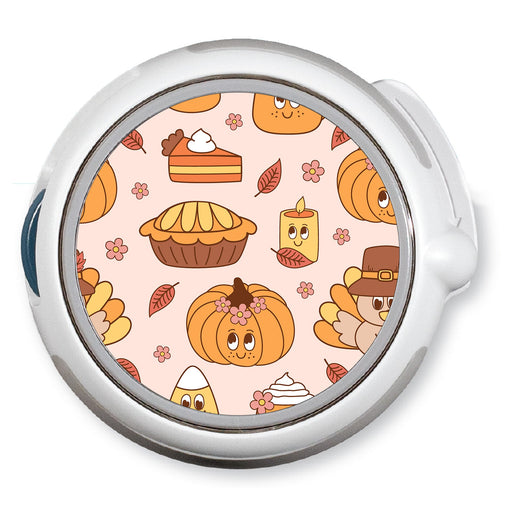 Peelz Cozy Harvest twiist™ Automated Insulin Delivery System Stickers - Pump Peelz Peelz/Stickers White Smoke