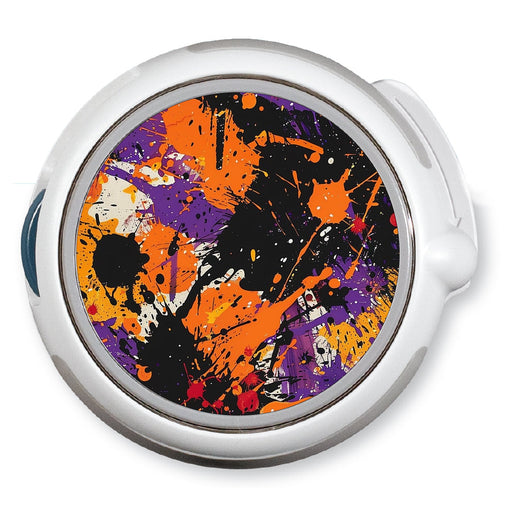 Peelz Spooky Splatter twiist™ Automated Insulin Delivery System Stickers - Pump Peelz Peelz/Stickers White Smoke
