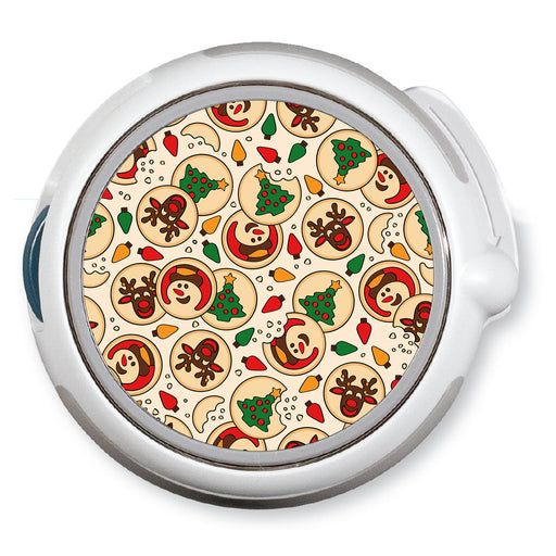 Peelz Santa's Cookies twiist™ Automated Insulin Delivery System Stickers - Pump Peelz Peelz/Stickers White Smoke