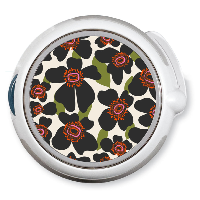 Peelz Petal Crush twiist™ Automated Insulin Delivery System Stickers - Pump Peelz Peelz/Stickers White Smoke