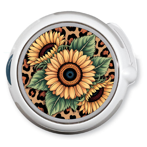 Peelz Wild Sunflower twiist™ Automated Insulin Delivery System Stickers - Pump Peelz Peelz/Stickers White Smoke
