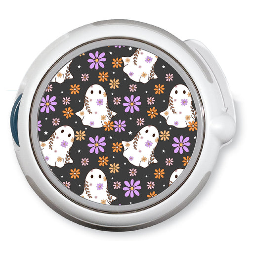Peelz Groovy Ghosts twiist™ Automated Insulin Delivery System Stickers - Pump Peelz Peelz/Stickers White Smoke