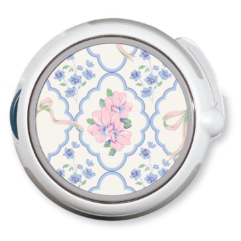 Peelz Spring Coquette twiist™ Automated Insulin Delivery System Stickers - Pump Peelz Peelz/Stickers White Smoke