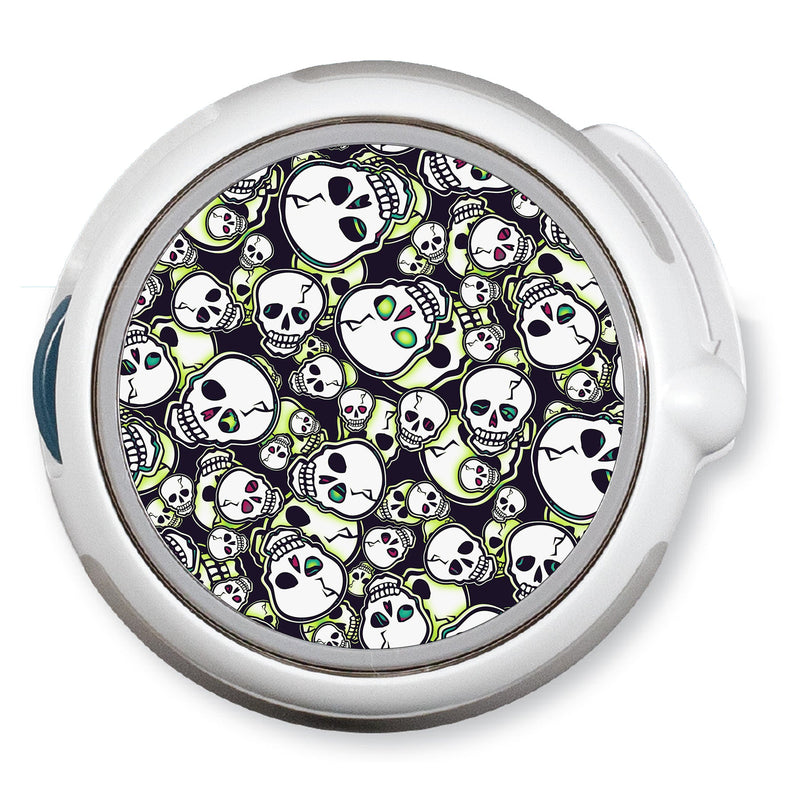 Peelz Bone Glow twiist™ Automated Insulin Delivery System Stickers - Pump Peelz Peelz/Stickers White Smoke