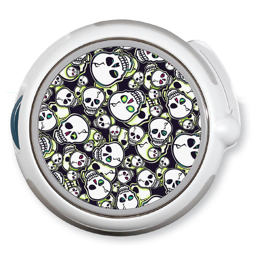 Peelz Bone Glow twiist™ Automated Insulin Delivery System Stickers - Pump Peelz Peelz/Stickers White Smoke