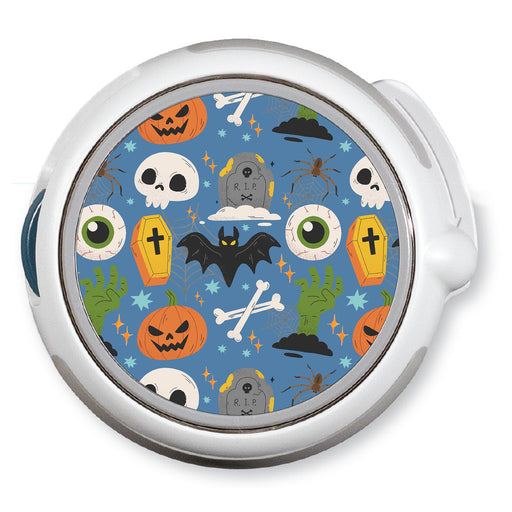 Peelz Spooky Night twiist™ Automated Insulin Delivery System Stickers - Pump Peelz Peelz/Stickers White Smoke