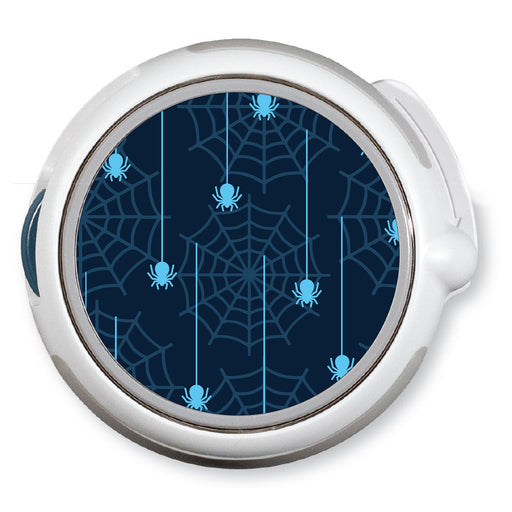 Peelz Spider Webs twiist™ Automated Insulin Delivery System Stickers - Pump Peelz Peelz/Stickers White Smoke