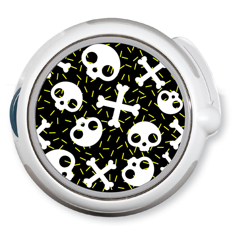 Peelz Bone Pop twiist™ Automated Insulin Delivery System Stickers - Pump Peelz Peelz/Stickers White Smoke