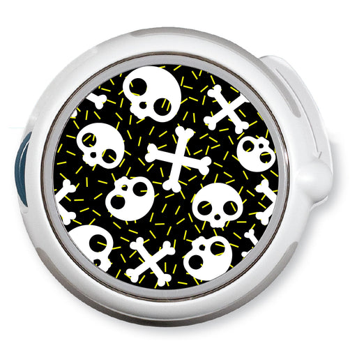 Peelz Bone Pop twiist™ Automated Insulin Delivery System Stickers - Pump Peelz Peelz/Stickers White Smoke
