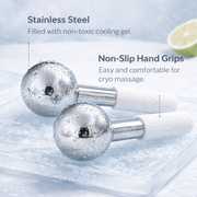 ZAQ Skin & Body ZAQ Icy Steel Cryo Ice Globes: Ultimate Facial Cryotherapy Tool Skin Care Lavender