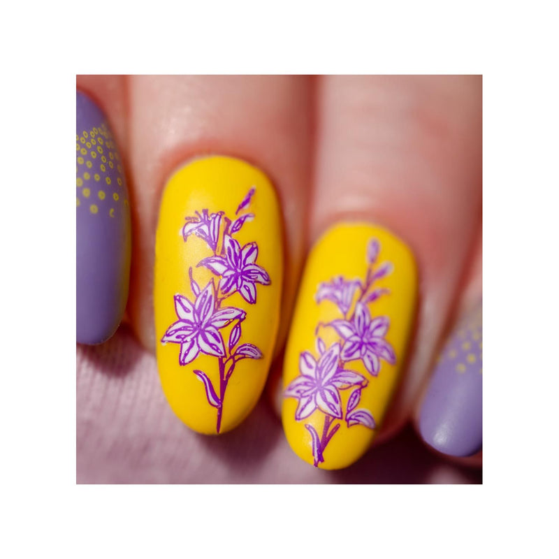 UberChic Beauty Mod Chic Garden Stamping Plate Tan
