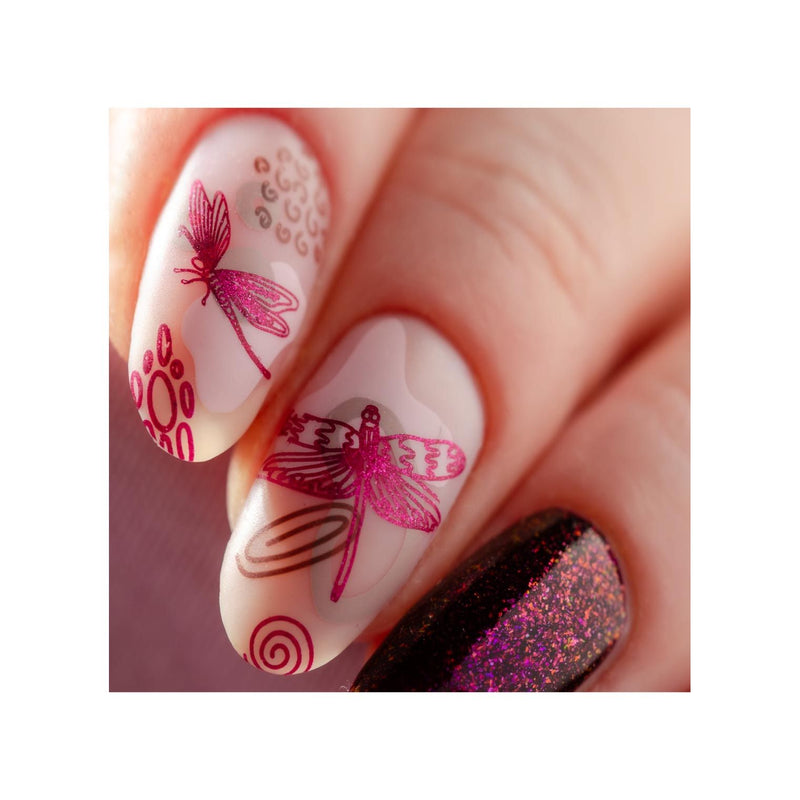 UberChic Beauty Mod Chic Garden Stamping Plate Tan
