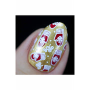 UberChic Beauty Jingle All The Way, (Christmas-05) Stamping Plate Dark Gray