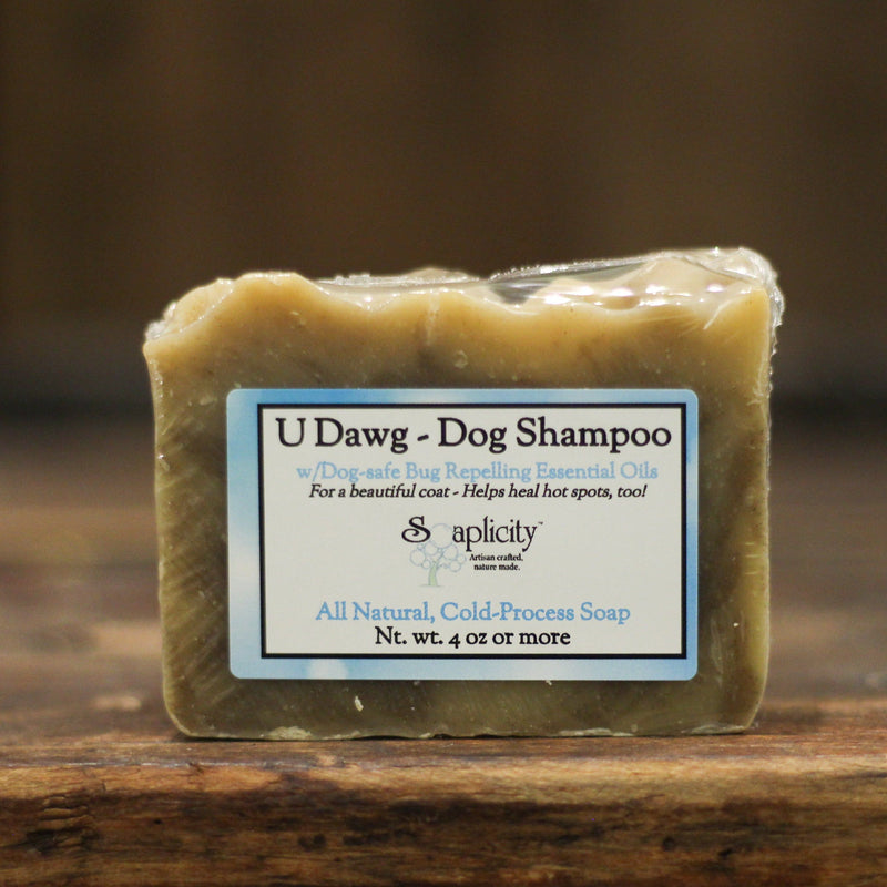 Soaplicity U Dawg - Dog Shampoo Bar Shampoo Bar Dark Olive Green Default Title