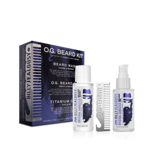 Billy Jealousy O.G. Beard Care Trio Kit Beard White Smoke