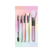 Prolux Cosmetics Ultra Pastel Brush Set brush Light Gray Rainbow,Light Purple,Peach