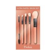 Prolux Cosmetics Ultra Pastel Brush Set brush Dark Salmon Rainbow,Light Purple,Peach