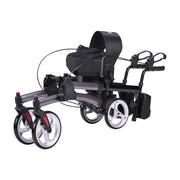RIO Medical Supplies Elevate Upright Walker, Grey White Smoke