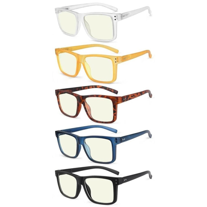 eyekeeper.com 5 Pack Square Large Blue Light Filter Readers UV2142 Eyeglasses White Smoke 5 Pairs Mix / without magnification,5 Pairs Mix / +0.25,5 Pairs Mix / +0.50,5 Pairs Mix / +0.75,5 Pairs Mix / +1.00,5 Pairs Mix / +1.25,5 Pairs Mix / +1.50,5 Pairs Mix / +1.75,5 Pairs Mix / +2.00,5 Pairs Mix / +2.25,5 Pairs Mix / +2.50,5 Pairs Mix / +2.75