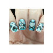 UberChic Beauty Pretty In Plaid-02 Stamping Plate Rosy Brown