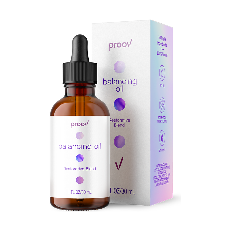 Proov Nurturing Balancing Oil Supplement Light Gray