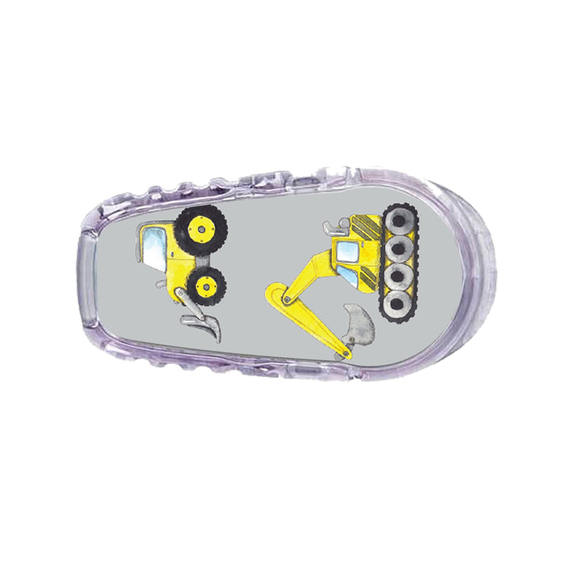 Peelz Under Construction Sticker Designed for the DEXCOM Transmitter Peelz/Stickers White Smoke G6