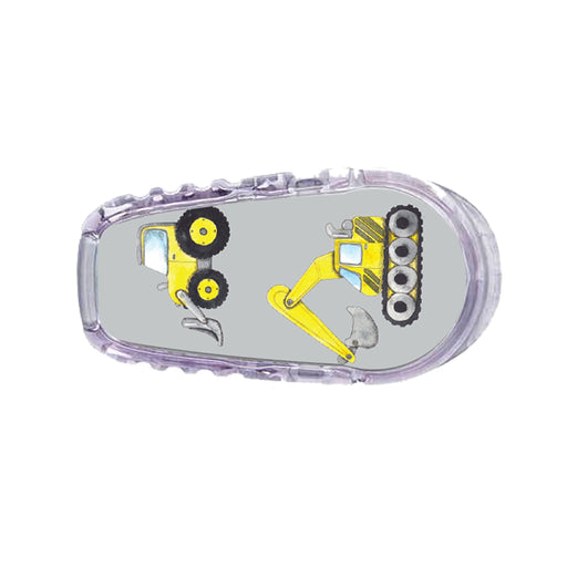 Peelz Under Construction Sticker Designed for the DEXCOM Transmitter Peelz/Stickers White Smoke G6