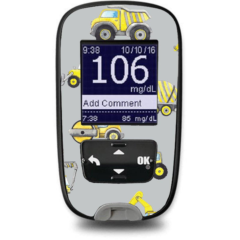 Peelz Under Construction Sticker for the Accu-Chek Guide Glucometer Peelz/Stickers Gray