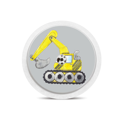 Peelz Under Construction for Freestyle Libre 2 Peelz/Stickers Gray Sensor Only