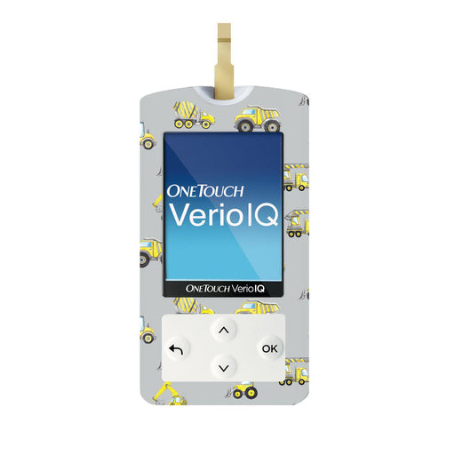 Peelz Under Construction for OneTouch Verio IQ Glucometer Peelz/Stickers White Smoke