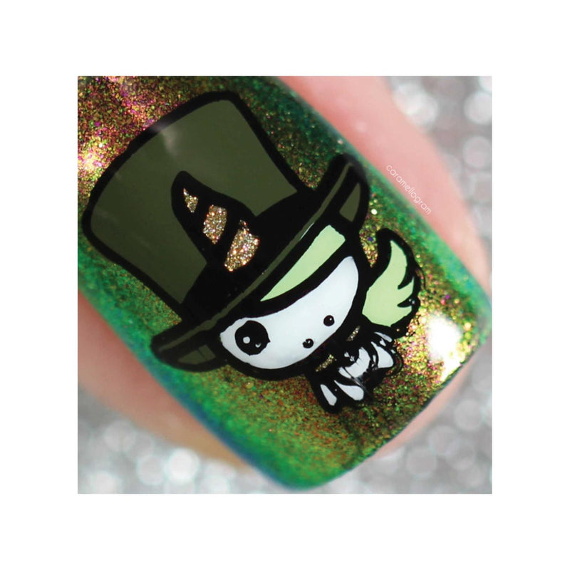 UberChic Beauty St Patrick's Day-05 Stamping Plate Gray