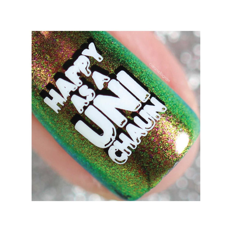 UberChic Beauty St Patrick's Day-05 Stamping Plate Gray