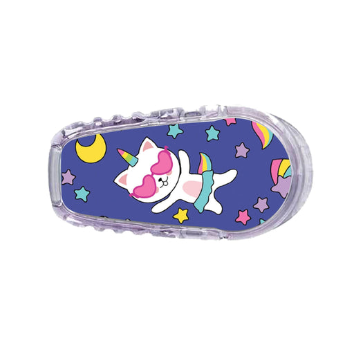 Peelz Unicorn Cats Sticker Designed for the DEXCOM Transmitter Peelz/Stickers White Smoke G6
