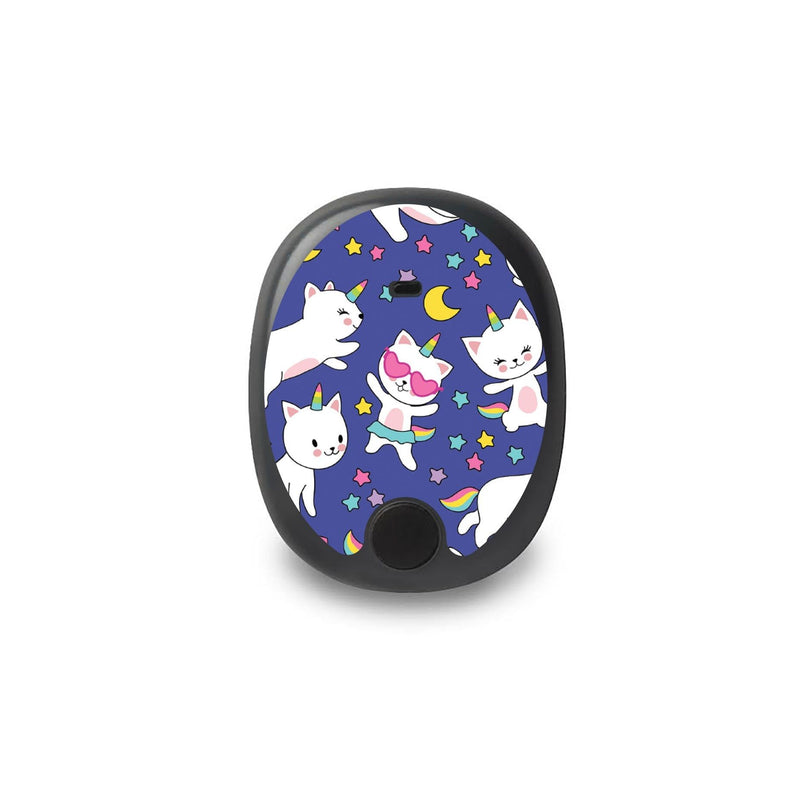 Peelz Unicorn Cats for the Eversense Smart Transmitter Peelz/Stickers White Smoke