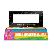 Rude Cosmetics United Shades of Glitter Pressed Glitter Palette Display Set, 12pcs Wholesale Set Dark Slate Gray