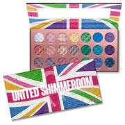 Rude Cosmetics United Shimmerdom -  21 Shimmer Eyeshadow Palette Eyeshadow Palettes Light Gray United Shimmerdom