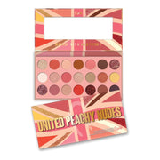 Rude Cosmetics United Peachy Nudes - 21 Pressed Pigment & Shadows Palette Eye Shadow Light Pink United Peachy Nudes