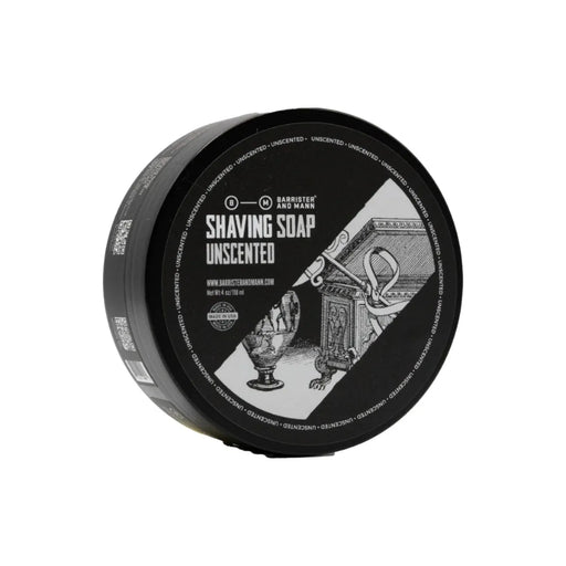 Barrister & Mann Barrister & Mann Unscented Shaving Soap 4 Oz Shaving Soap Gray