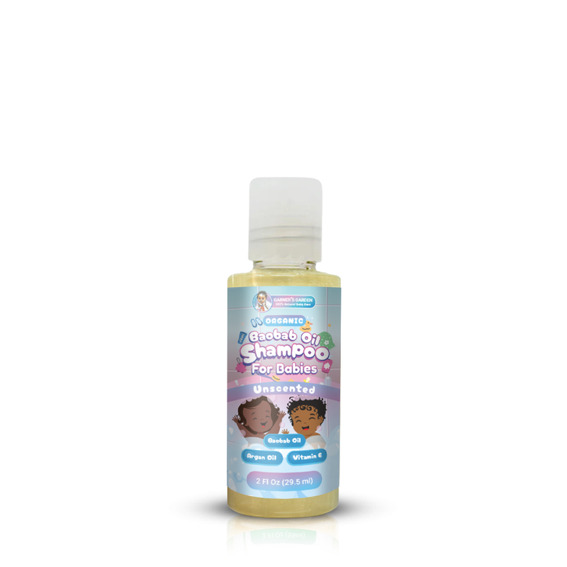 Garner's Garden Organic Baobab Oil Baby Shampoo Baby Care White Smoke Baobab Baby Shampoo Unscented / 2oz