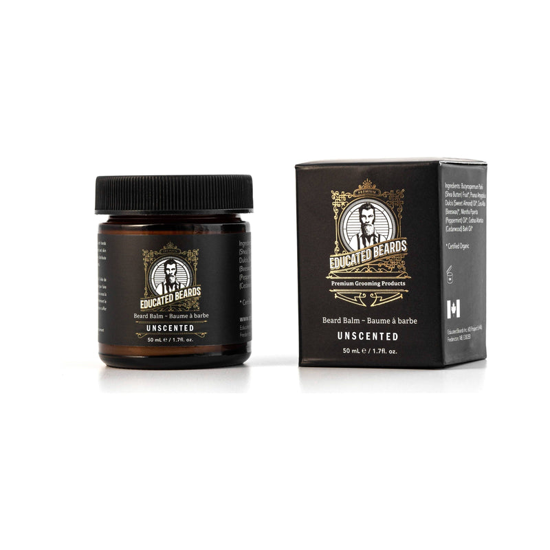 Educated Beards Educated Beards Unscented Beard Balm 50ml Beard Balm Dark Slate Gray