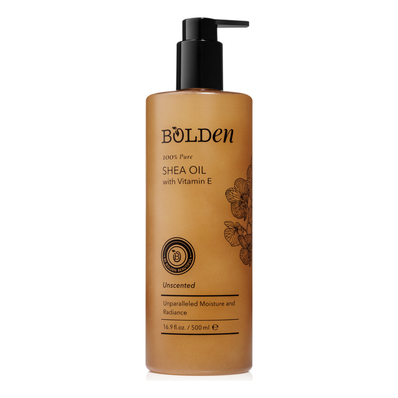 Boldenusa.com Unscented Shea Butter Oil | Pure African Shea Butter Body Oil | 16.9 Fl Oz Shea Oil Chocolate